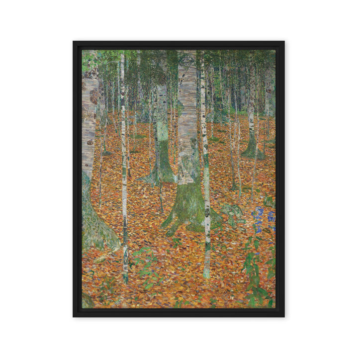 Leinwand - Gustav Klimt, Birkenwald Schwarz / 61x81 cm (24″×32″) artlia