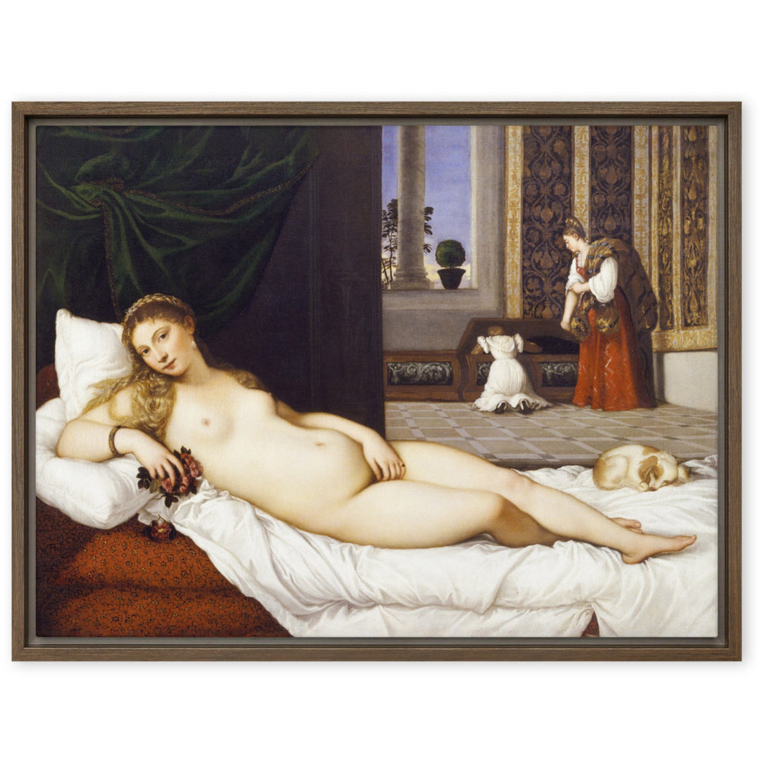 Canvas - Tizian, Venus of Urbino ARTLIA Braun / 18″×24″ artlia