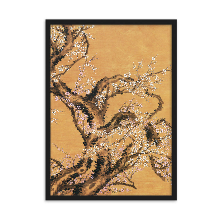 Poster - Red and white plum blossoms