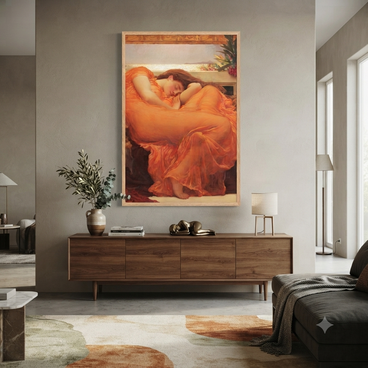 Poster - Frederic Leighton, Flammender Juni