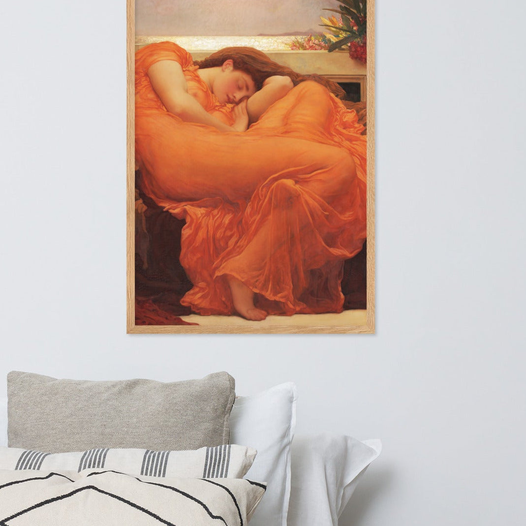enhanced-matte-paper-framed-poster-_cm_-oak-61x91-cm--frederic-leighton-flammender-juni-flaming-june