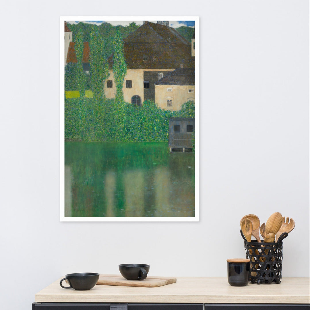 Poster - Gustav Klimt, Wasserschloss Kammer am Attersee