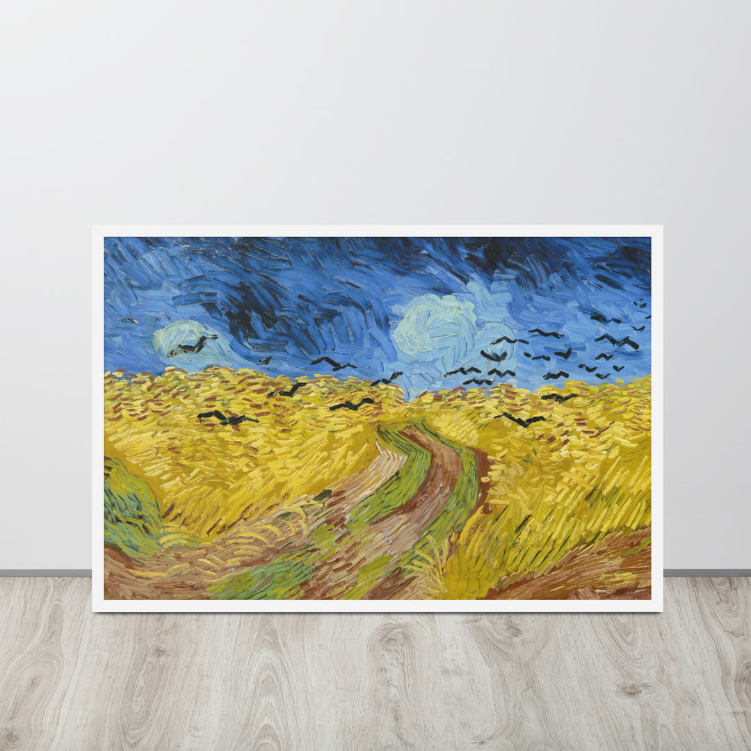 Poster - Van Gogh, Weizenfeld mit Krähen