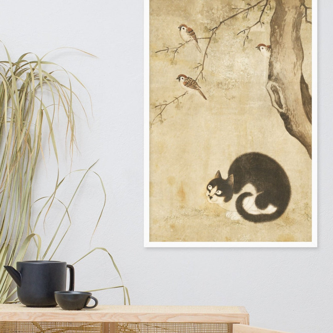 Poster - Cat and Sparrows, Byeon Sang-byeok