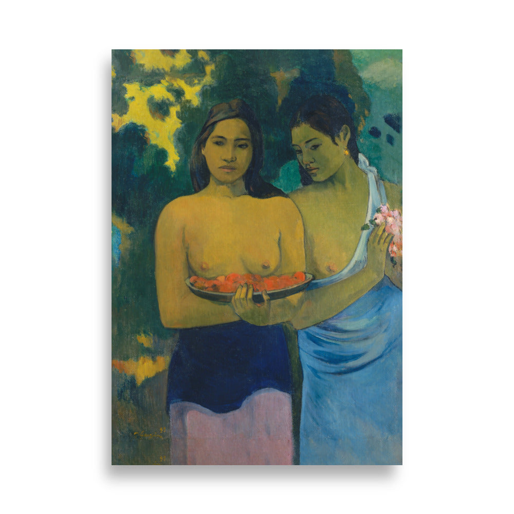 Poster - Paul Gauguin, Tahitische Frauen am Strand