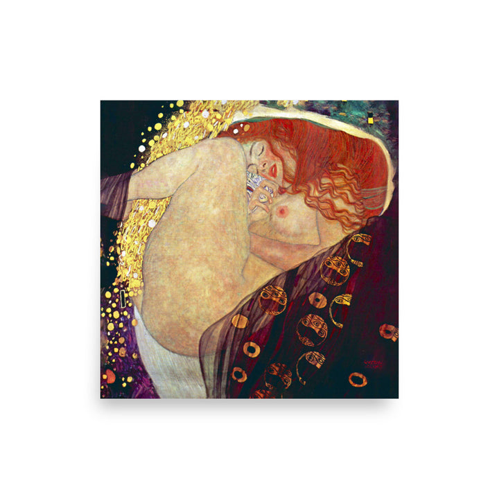 Poster - Gustav Klimt, Danae