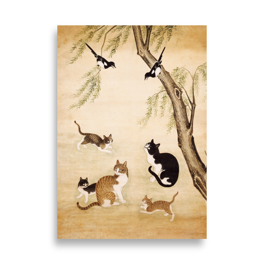 enhanced-matte-paper-poster-ji-un-jo-katzen-unter-der-weide-cats-under-the-willow