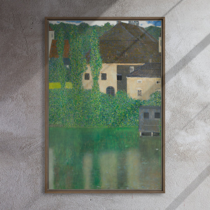framed-canvas-_in_-brown-24x36-Gustav-Klimt-Wasserschloss-Kammer-am-Attersee-min