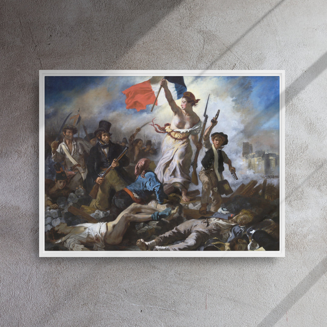 Canvas - Eugène Delacroix, Freedom Leads the People