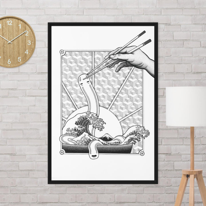 Gerahmte Leinwand - Ghibli Ramen Pavel Illustrations artlia