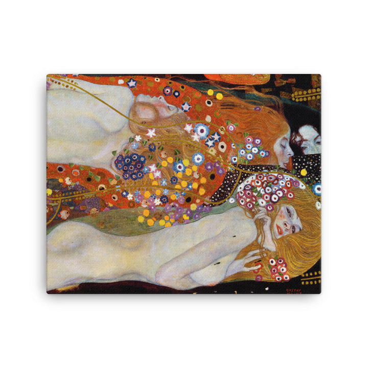 Gerahmte Leinwand - Gustav Klimt, Wasserschlangen II Gustav Klimt ohne Rahmen / 41x51 cm (16″×20″) artlia