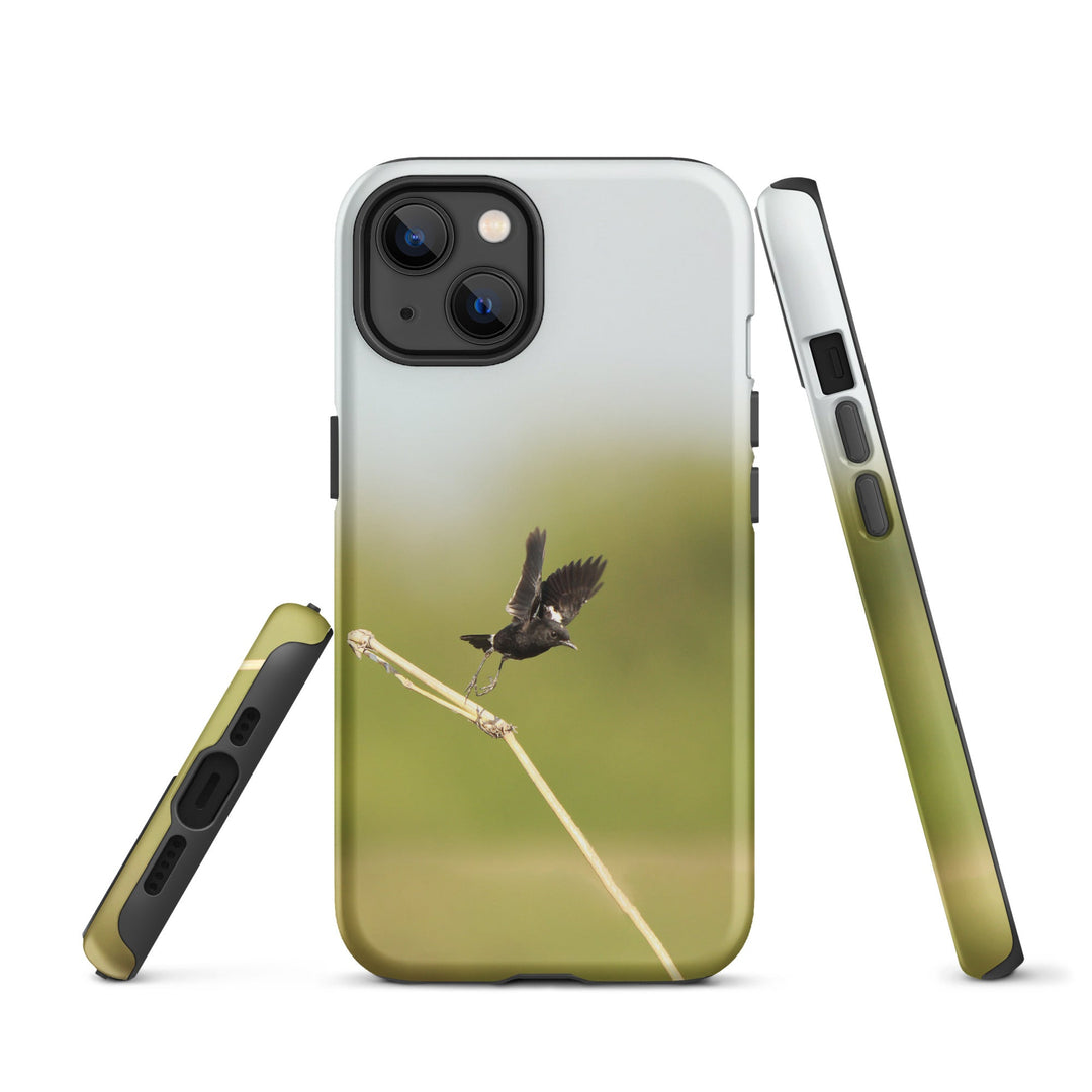 Hardcase iPhone® Handyhülle - Elsterschmätzer Pied Bushchat Young Han Song iPhone 13 artlia