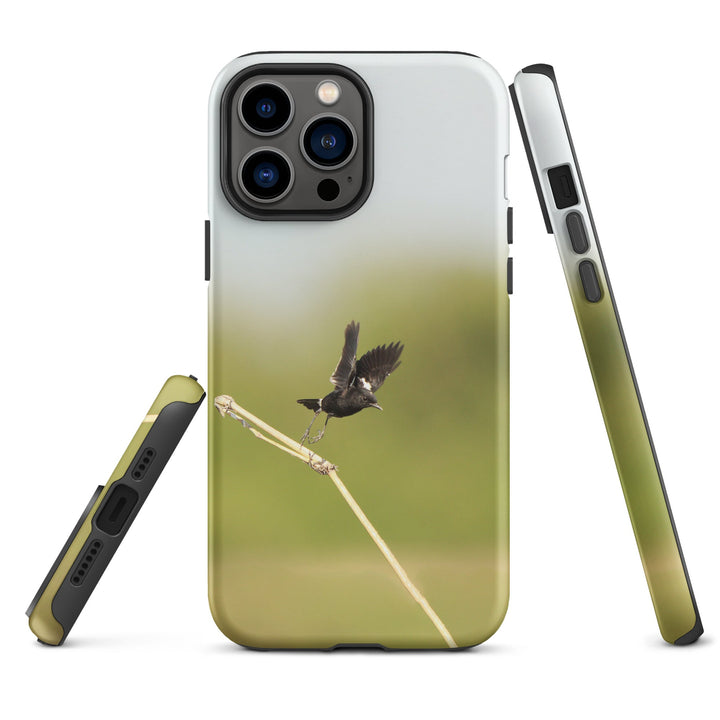 Hardcase iPhone® Handyhülle - Elsterschmätzer Pied Bushchat Young Han Song iPhone 13 Pro Max artlia