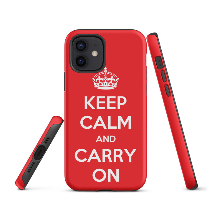 Hardcase iPhone® Handyhülle - Keep Calm and Carry on British Government iPhone 12 artlia