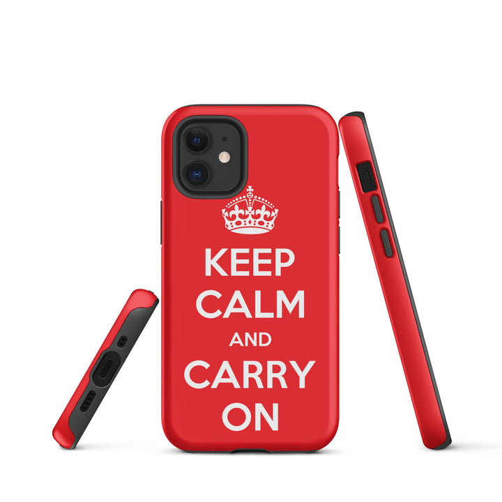 Hardcase iPhone® Handyhülle - Keep Calm and Carry on British Government iPhone 12 mini artlia
