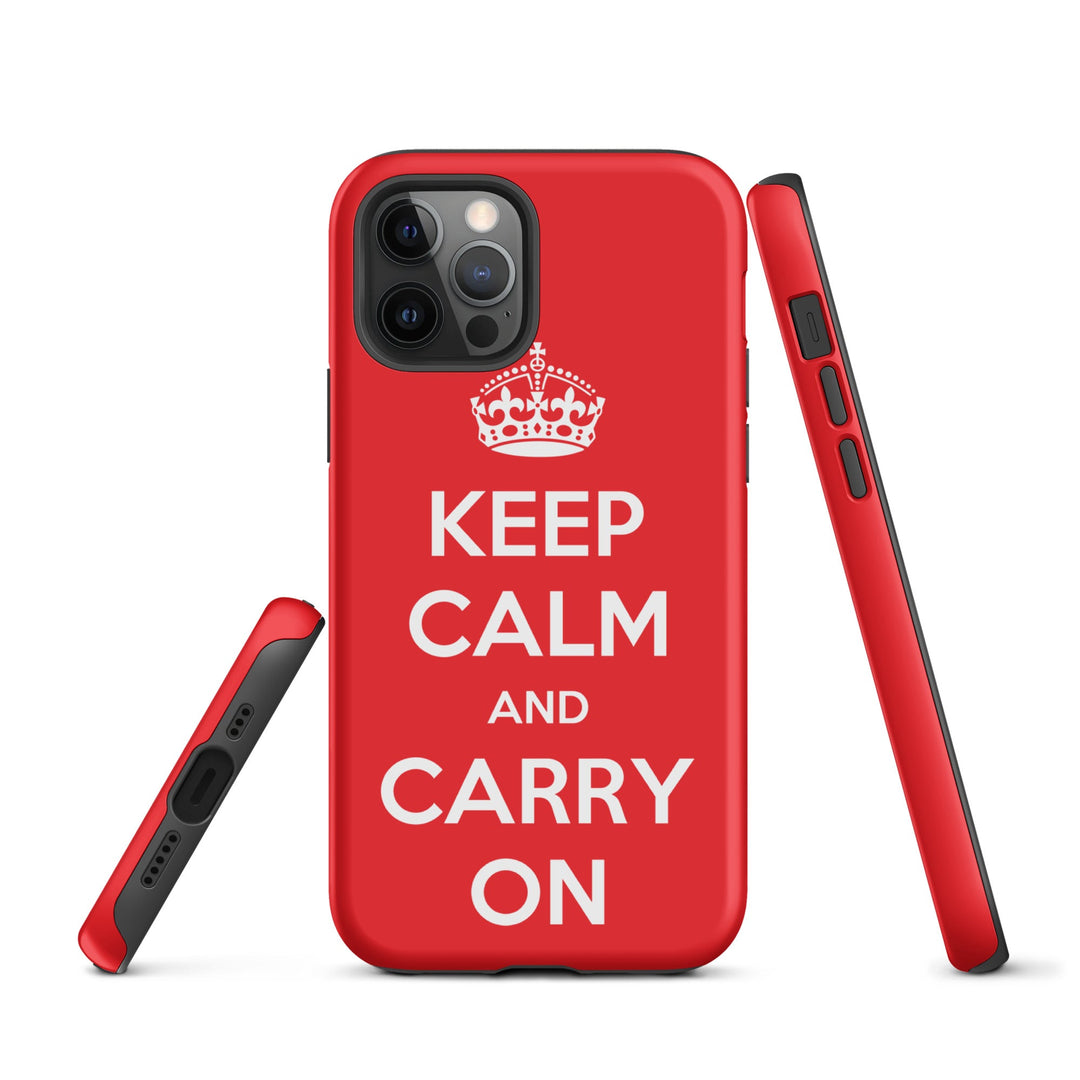 Hardcase iPhone® Handyhülle - Keep Calm and Carry on British Government iPhone 12 Pro artlia