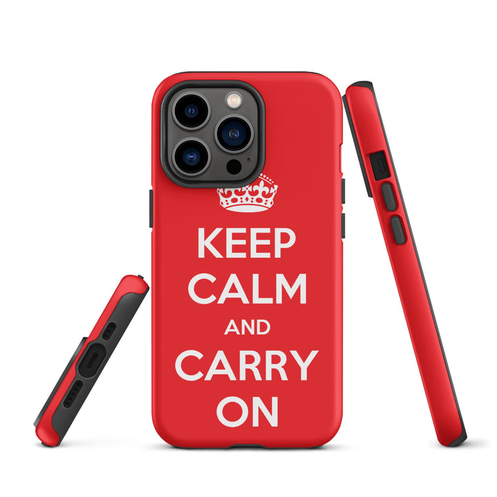 Hardcase iPhone® Handyhülle - Keep Calm and Carry on British Government iPhone 13 Pro artlia