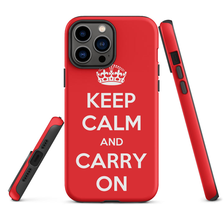 Hardcase iPhone® Handyhülle - Keep Calm and Carry on British Government iPhone 13 Pro Max artlia