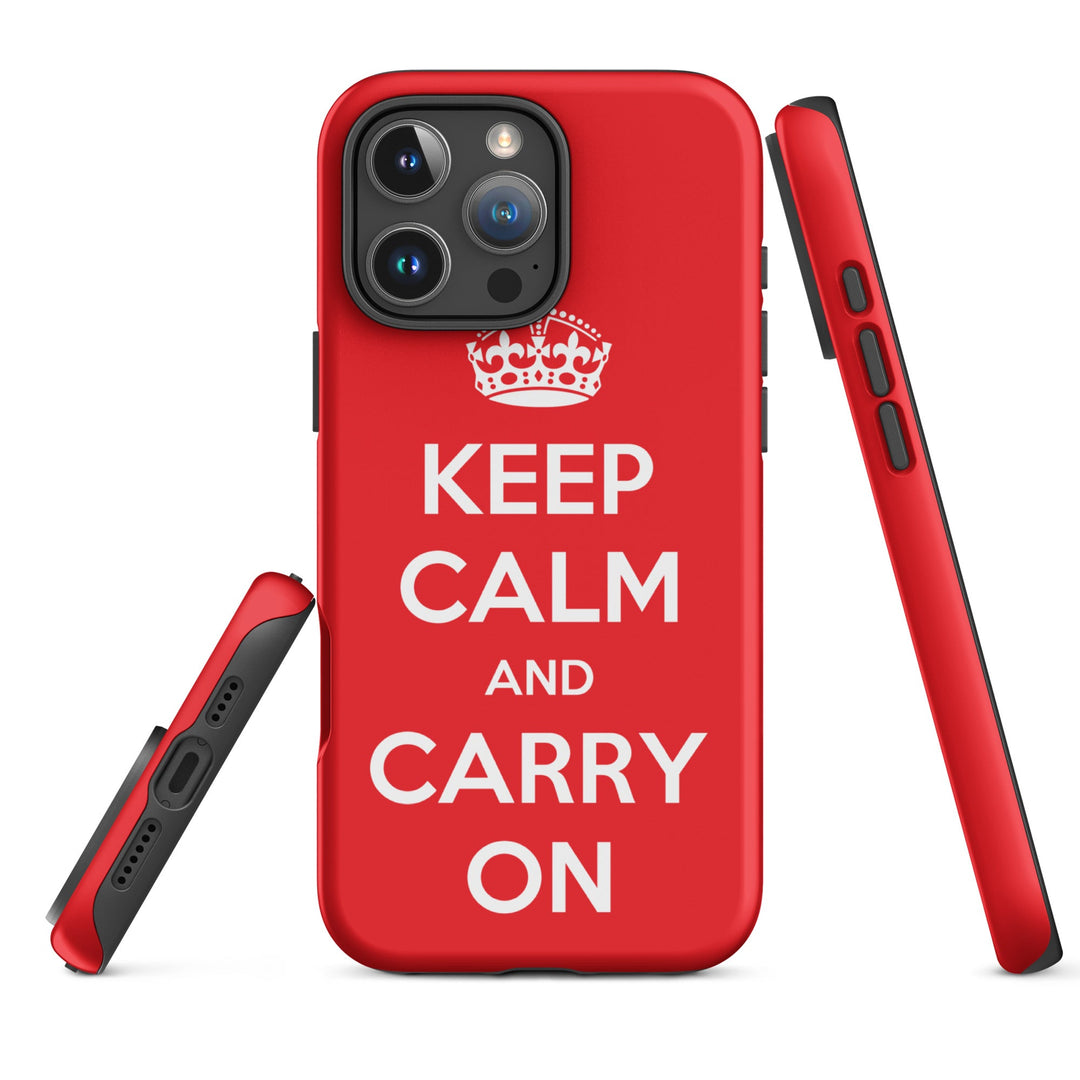 Hardcase iPhone® Handyhülle - Keep Calm and Carry on British Government iPhone 16 Pro Max artlia