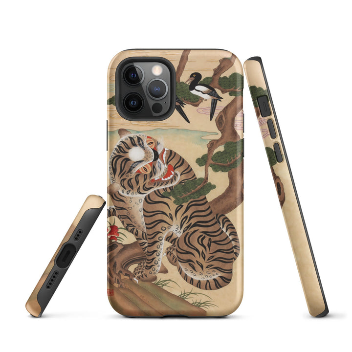 Hardcase iPhone® Handyhülle - Tiger und Elster Kuratoren von artlia iPhone 12 Pro artlia