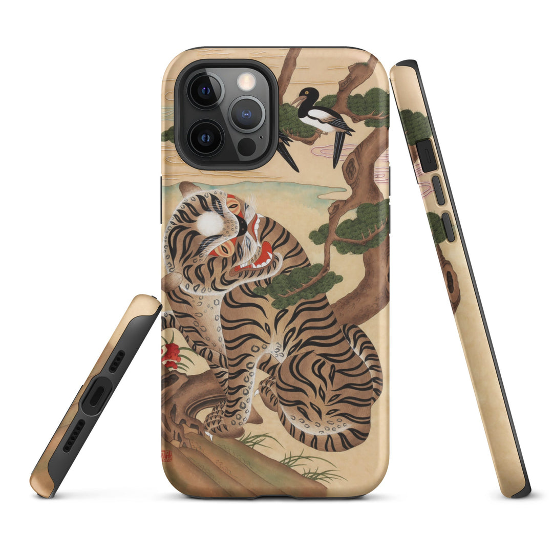 Hardcase iPhone® Handyhülle - Tiger und Elster Kuratoren von artlia iPhone 12 Pro Max artlia