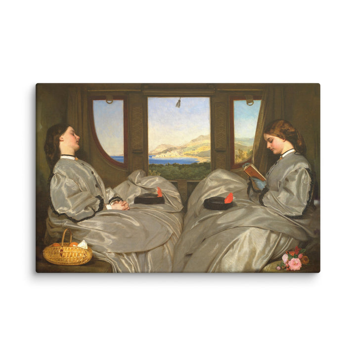 Leinwand - Augustus Leopold Egg, The Travelling Companions Augustus Leopold Egg ohne Rahmen / 61x91 cm (24″×36″) artlia