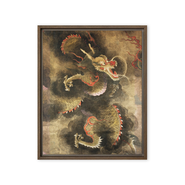 Leinwand - Der Heilige Blaue Drache Kuratoren von artlia Braun / 41x51 cm (16″×20″) artlia