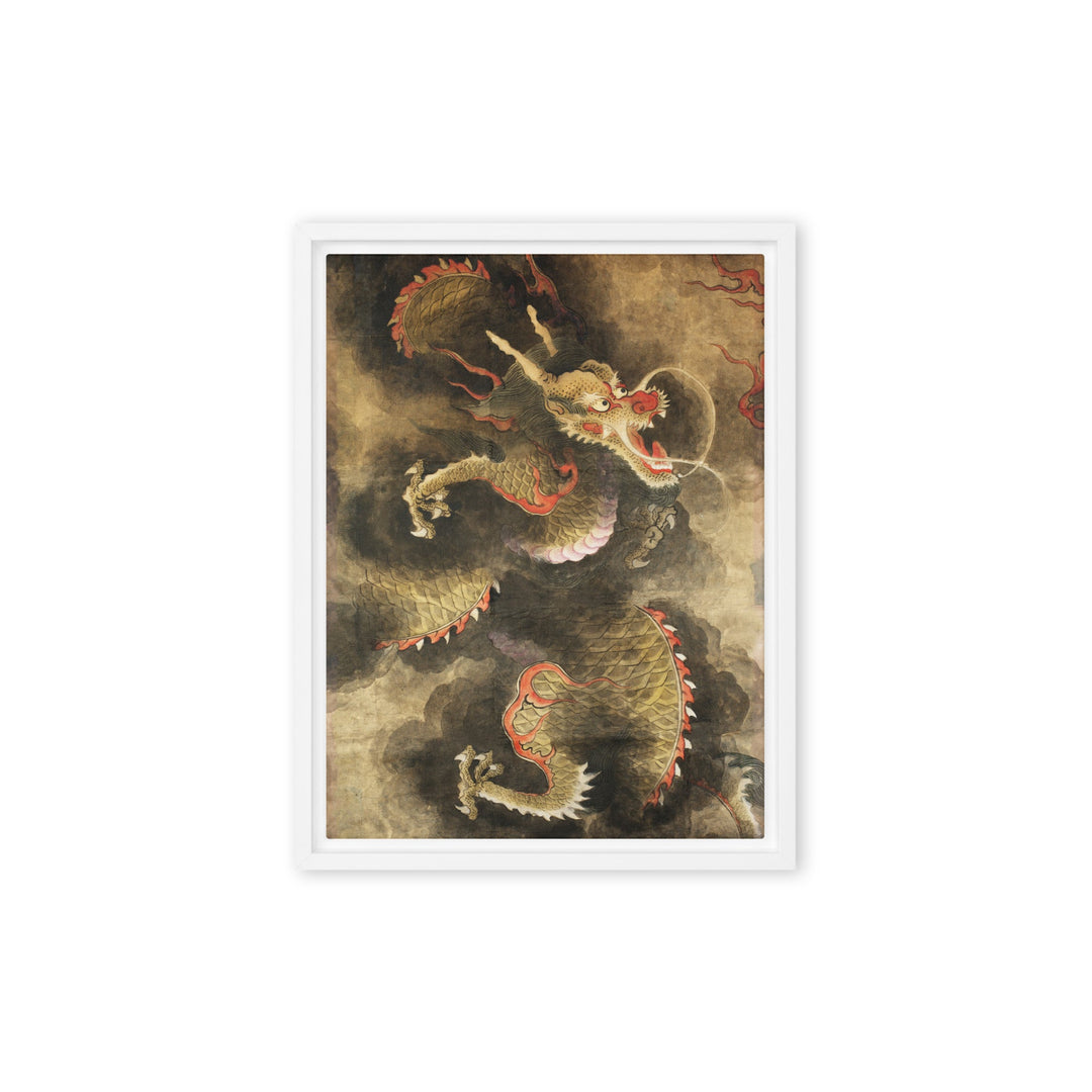 Leinwand - Der Heilige Blaue Drache Kuratoren von artlia Weiß / 31x41 cm (12″×16″) artlia