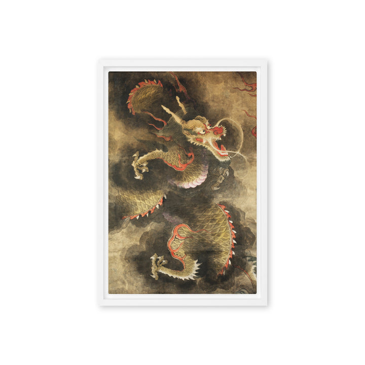Leinwand - Der Heilige Blaue Drache Kuratoren von artlia Weiß / 31x46 cm (12″×18″) artlia