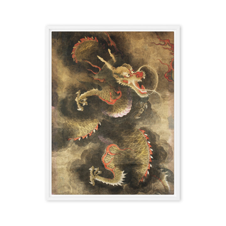 Leinwand - Der Heilige Blaue Drache Kuratoren von artlia Weiß / 46x61 cm (18″×24″) artlia