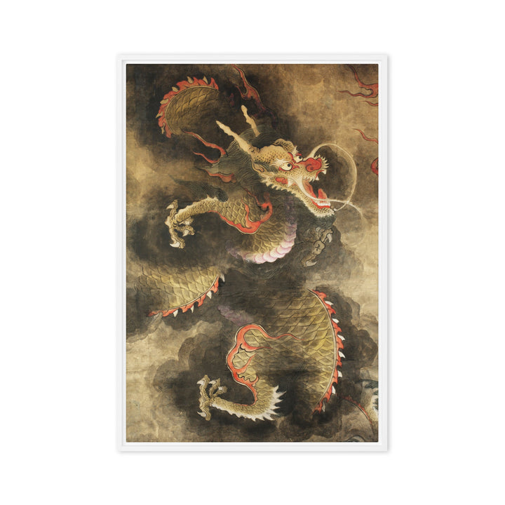 Leinwand - Der Heilige Blaue Drache Kuratoren von artlia Weiß / 51x76 cm (20″×30″) artlia