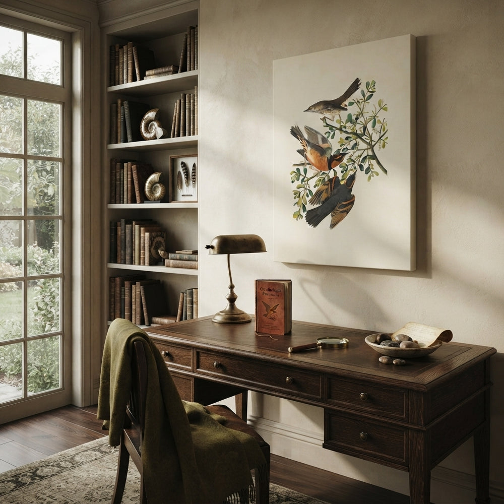 leinwand-drei-vogel-auf-asten-boston-public-library-ohne-rahmen-artlia-online-art-galeria