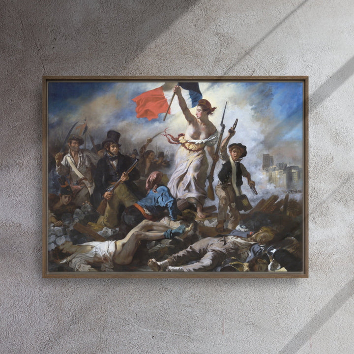 Leinwand - Eugène Delacroix, Die Freiheit führt das Volk Eugène Delacroix artlia