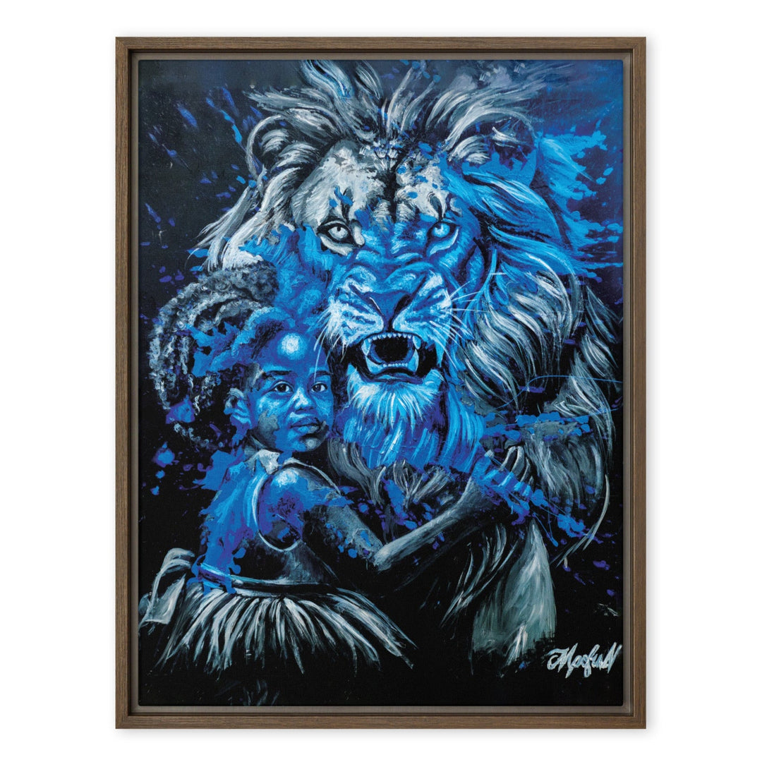Leinwand - Fierce Guardian, Nokuthula M Mpofu Nokuthula M Mpofu Braun / 61x81 cm (24″×32″) artlia