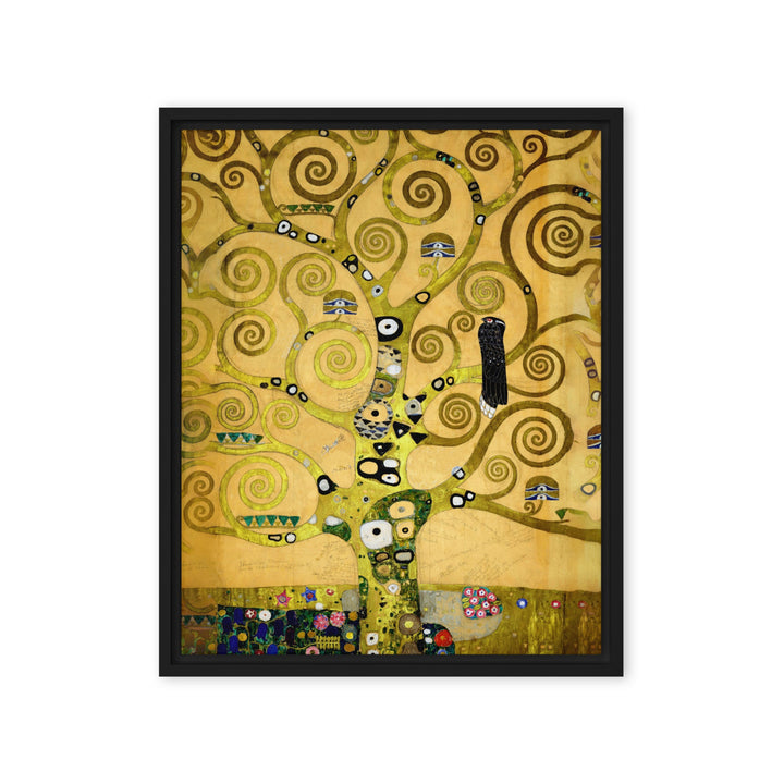 Leinwand - Gustav Klimt, der Lebensbaum Gustav Klimt Schwarz / 41x51 cm (16″×20″) artlia