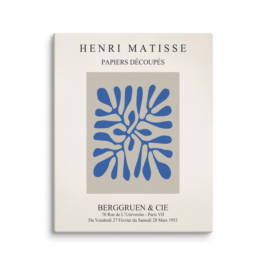 Leinwand - Henri Matisse, Papier Découpés blaue Blätter Henri Matisse artlia