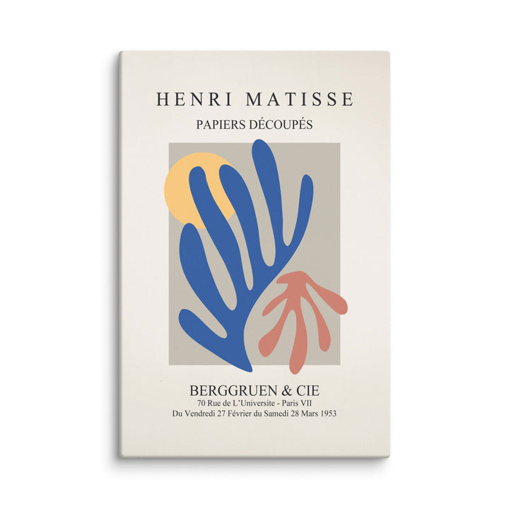 Leinwand - Henri Matisse, Papier Découpés bunter Garten Henri Matisse ohne Rahmen / 61x91 cm (24″×36″) artlia