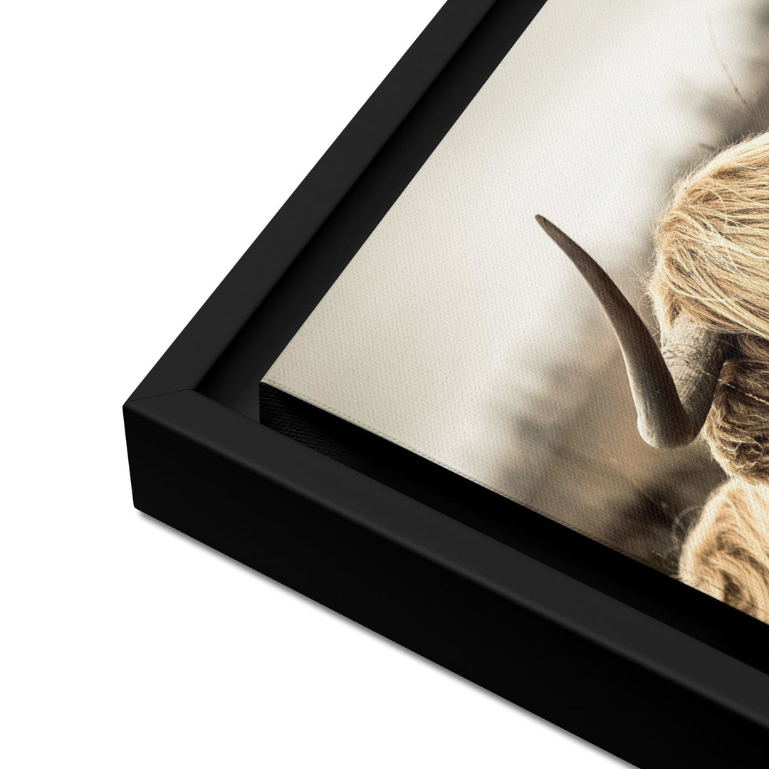 Leinwand - Highland Cattle Retro Kuratoren von artlia artlia