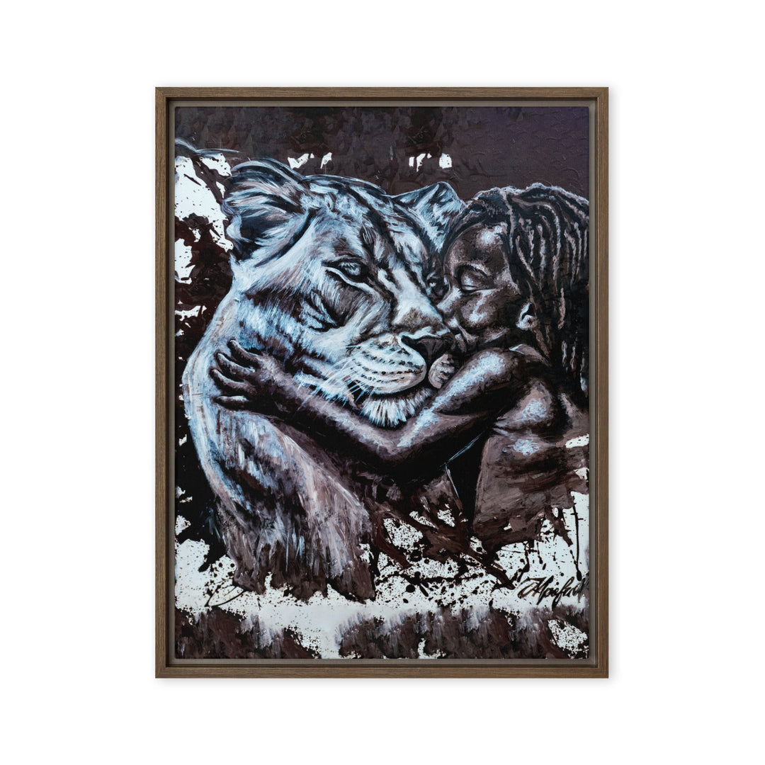 Leinwand - His Mother, Nokuthula M Mpofu Nokuthula M Mpofu Braun / 61x81 cm (24″×32″) artlia