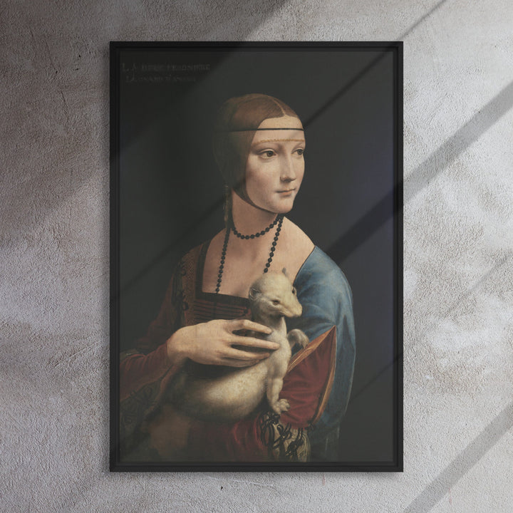 Leinwand - Leonardo da Vinci, Dame mit dem Hermelin Leonardo da Vinci artlia