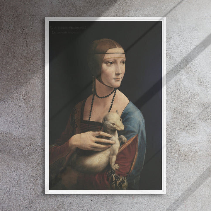 Leinwand - Leonardo da Vinci, Dame mit dem Hermelin Leonardo da Vinci artlia