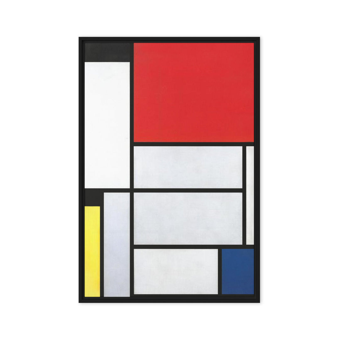 Leinwand - Mondrian, Tableau I Piet Mondrian Schwarz / 61x91 cm (24″×36″) artlia