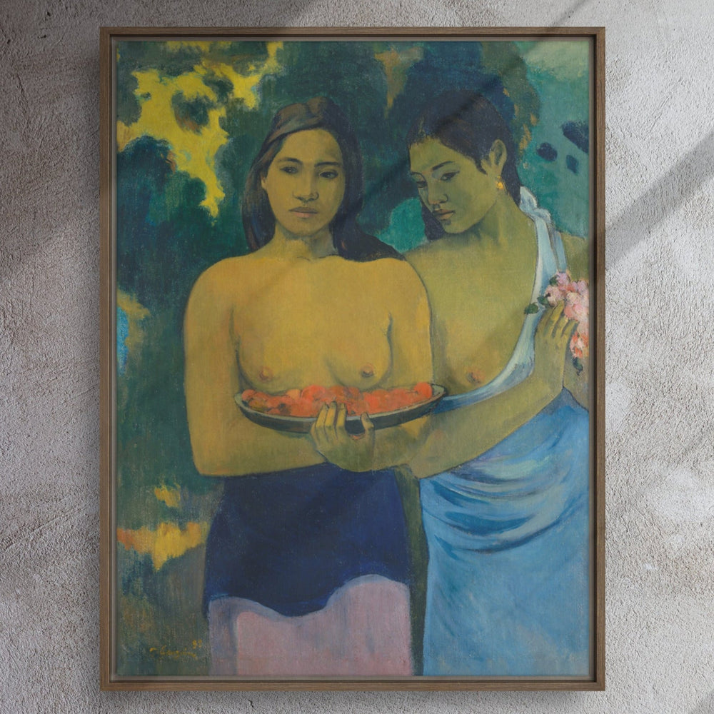 Leinwand - Paul Gauguin, Tahitische Frauen am Strand Paul Gauguin artlia