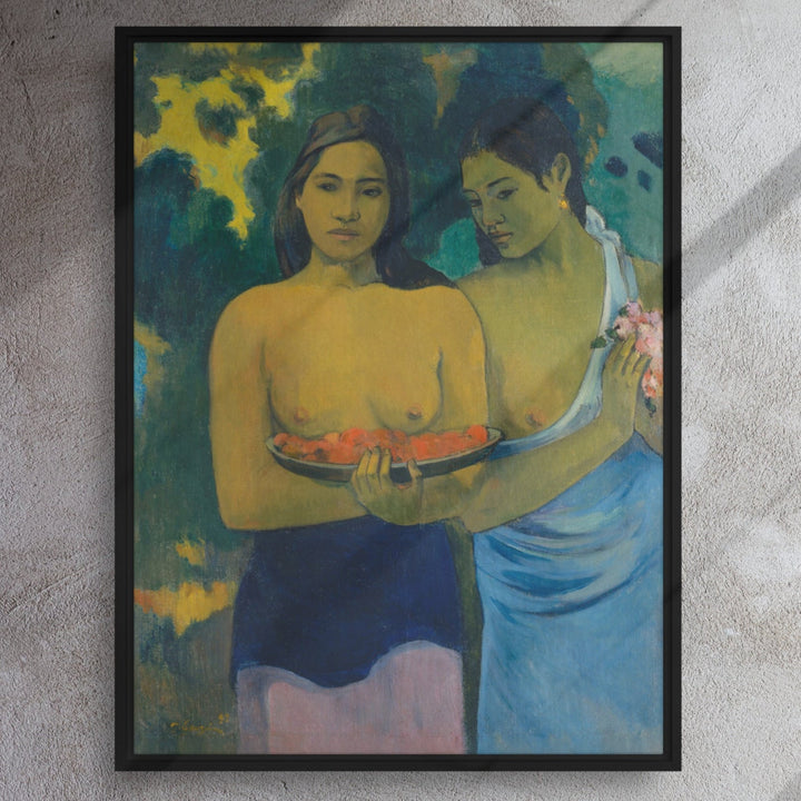 Leinwand - Paul Gauguin, Tahitische Frauen am Strand Paul Gauguin artlia