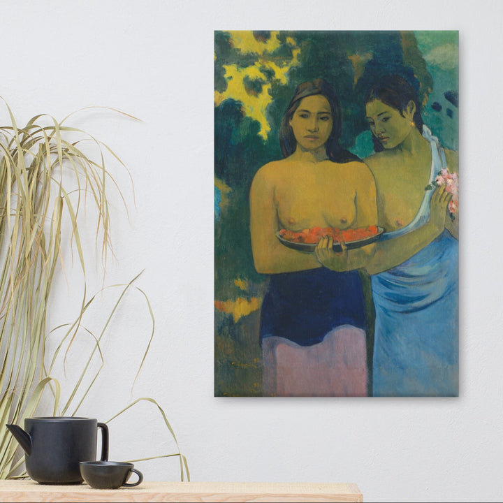 Leinwand - Paul Gauguin, Tahitische Frauen am Strand Paul Gauguin artlia