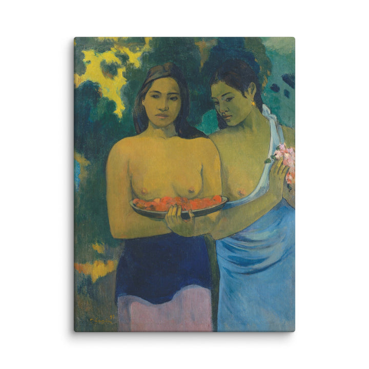 Leinwand - Paul Gauguin, Tahitische Frauen am Strand Paul Gauguin ohne Rahmen / 31x41 cm (12″×16″) artlia