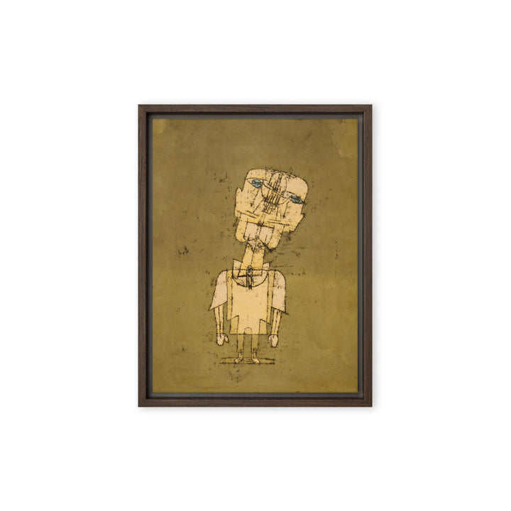 Leinwand - Paul Klee, Gespenst eines Genies Ghost of a Genius Paul Klee Braun / 31x41 cm (12″×16″) artlia