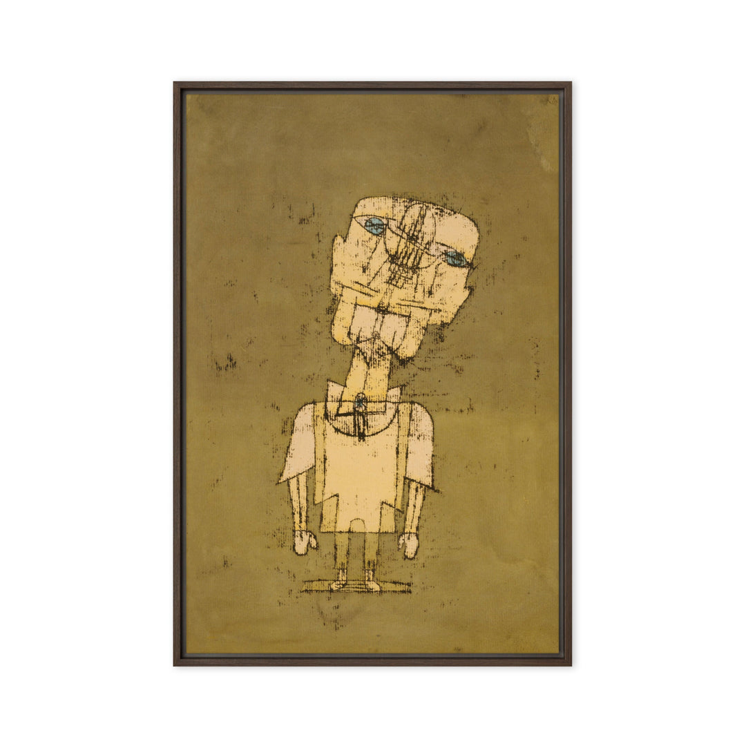 Leinwand - Paul Klee, Gespenst eines Genies Ghost of a Genius Paul Klee Braun / 61x91 cm (24″×36″) artlia