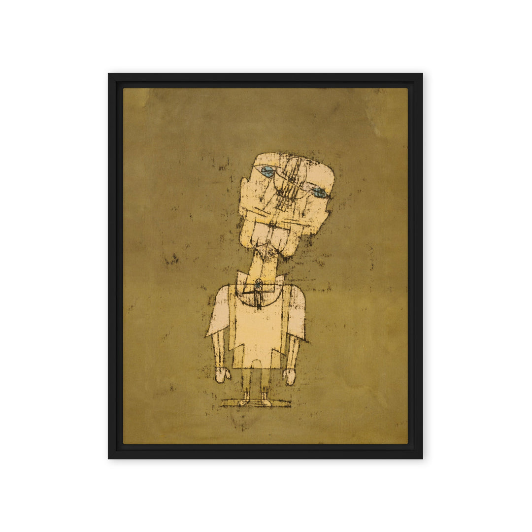 Leinwand - Paul Klee, Gespenst eines Genies Ghost of a Genius Paul Klee Schwarz / 41x51 cm (16″×20″) artlia