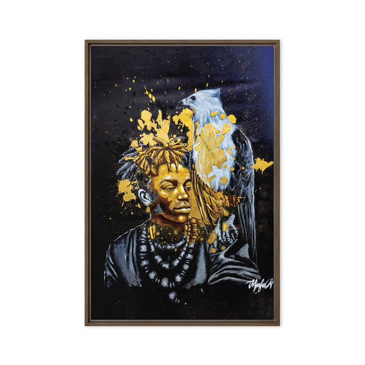 Leinwand - Royal Spirit (the Crown Prince), Nokuthula M Mpofu Nokuthula M Mpofu Braun / 61x91 cm (24″×36″) artlia